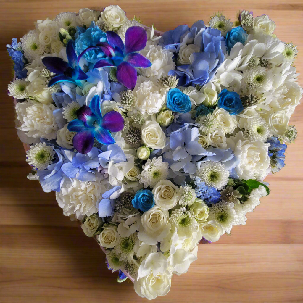 Enchanted Heart Floral Symphony